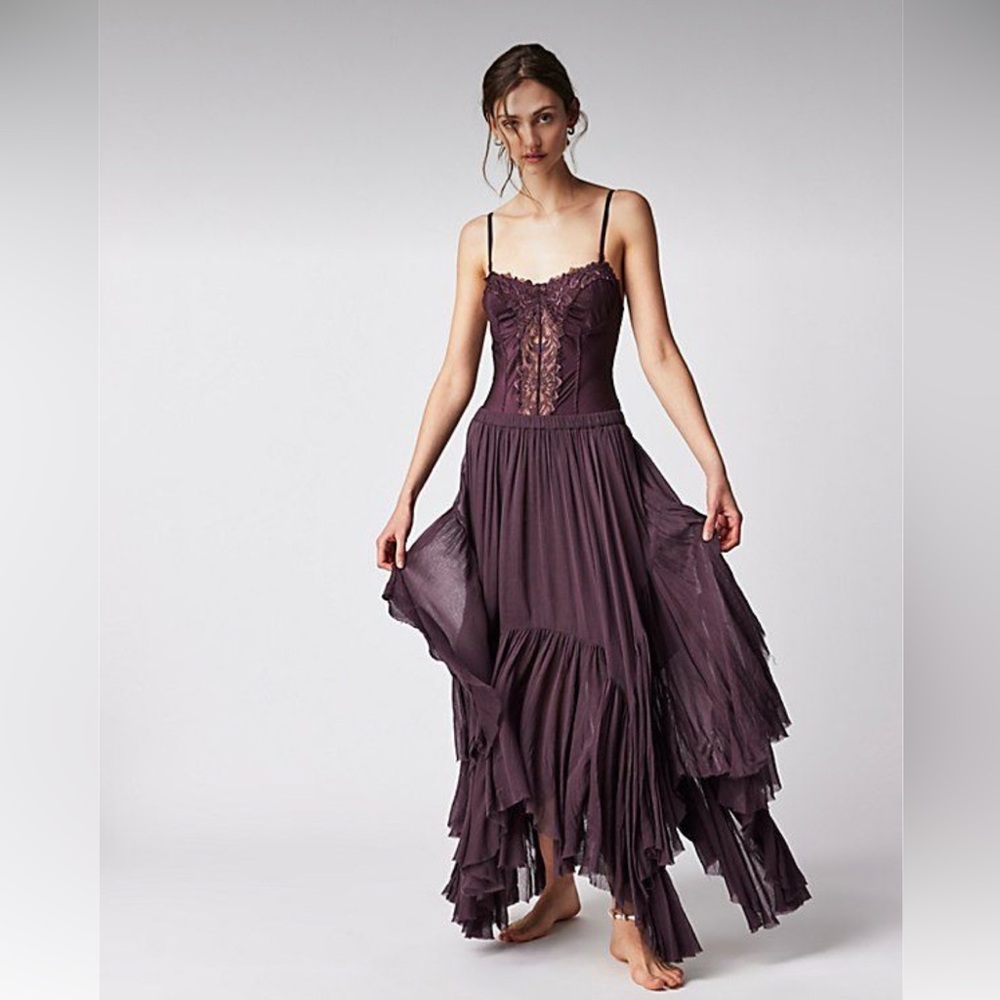 NWT free people clover skirt size M